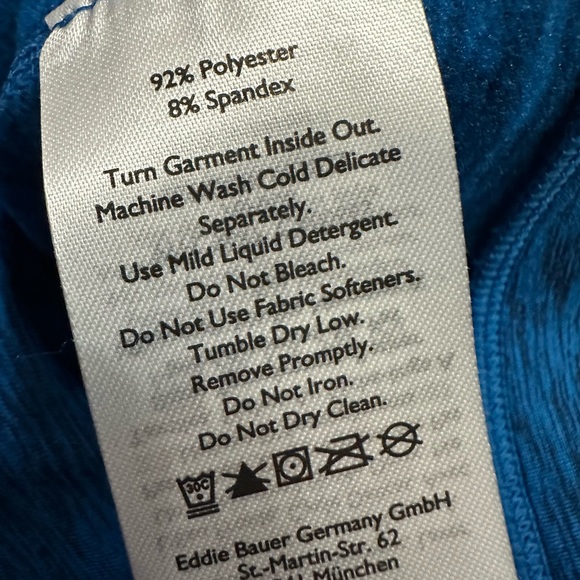 New Eddie Bauer women’s hyperlayer 3 collection high rise leggings blue M - Picture 6 of 6